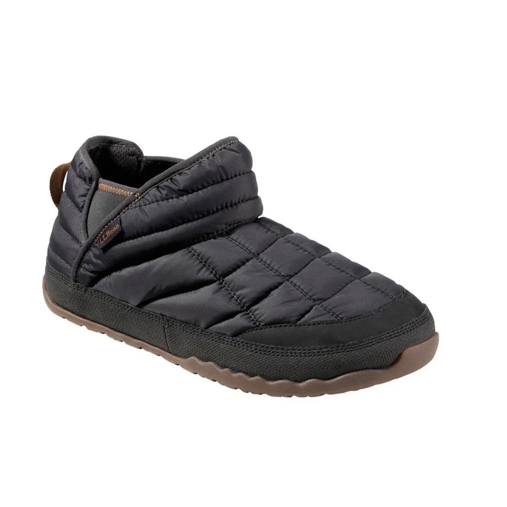 LL Bean Slipper Mountain Classic Quilted Ankle‎ Boots II Black Mens 12 New